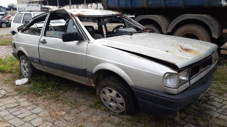 Leilão Online - VW/GOL GL 1.8; 1993/1993; PRATA; GASOLINA - FUNCIONAN