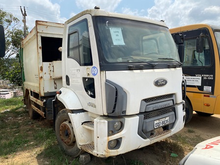 CAMINHÃO CONPACTADOR FORD CARGO 1723, COR: BRANCA, ANO: 13/13