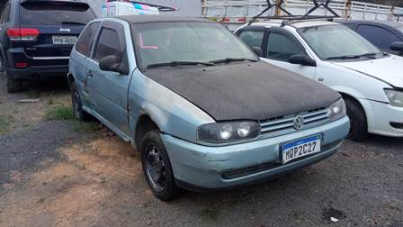 Sucata Motor Aproveitável - VW/GOL 1000I - ANO: 1995/1995 - COR: AZUL