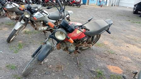 Sucata Motor Inservível - HONDA/CG 125 TITAN KS - ANO: 2002/2003 - COR: VERMELHA