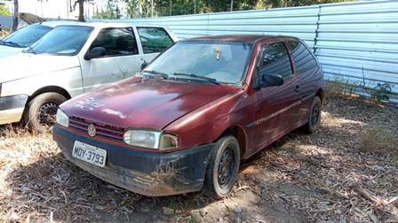 Sucata motor aproveitável - VW/GOL 1000I - ANO: 1996/1996 - COR: VERMELHA