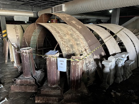 FORMA DE ARCO DE CONCRETO GRANDE - aprox. 10 unidades