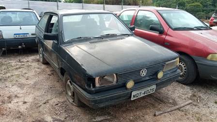 Sucata Motor Aproveitável - Automóvel - VW/GOL CL - ANO FAB./MOD.: 1993/1994 - COR: PRETA