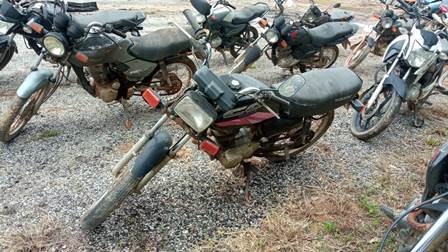 Sucata Motor Aproveitável - Motocicleta - HONDA/CG 125 TODAY - ANO FAB./MOD.: 1994/1994 - COR: PRETA