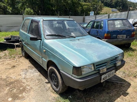 DOCUMENTÁVEL - FIAT/UNO CS, COR: VERDE, ANO FAB.: 1991