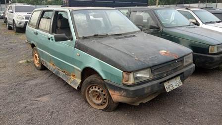 SUCATA MOTOR SERVÍVEL - FIAT/ELBA CSL 1.6, COR: VERDE, ANO FAB.: 1991