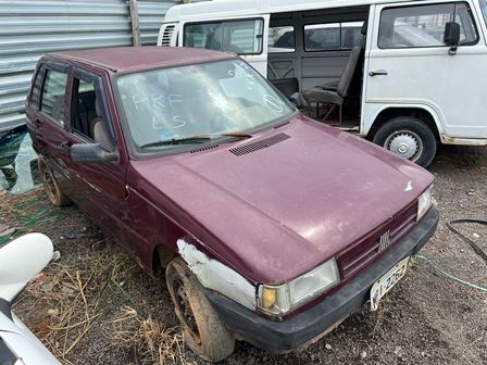 SUCATA MOTOR SERVÍVEL - FIAT/UNO MILLE SX, COR: VERMELHA, ANO FAB.: 1997