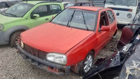 SUCATA MOTOR SERVÍVEL - VW/GOLF GLX, COR: VERMELHA, ANO FAB.: 1996