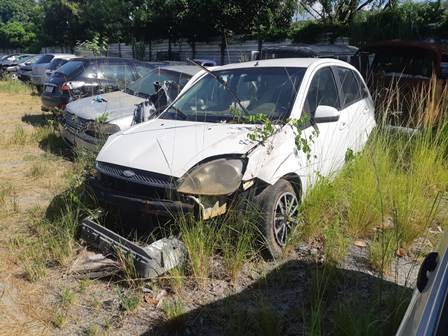 SUCATA MOTOR SERVÍVEL - FORD/FIESTA, COR: BRANCA, ANO FAB.: 2006